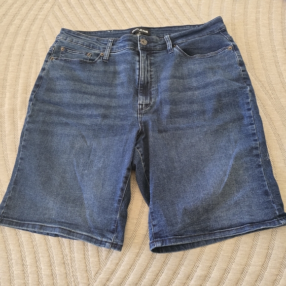 Denim Blue Womens Shorts - Picture 1 of 3